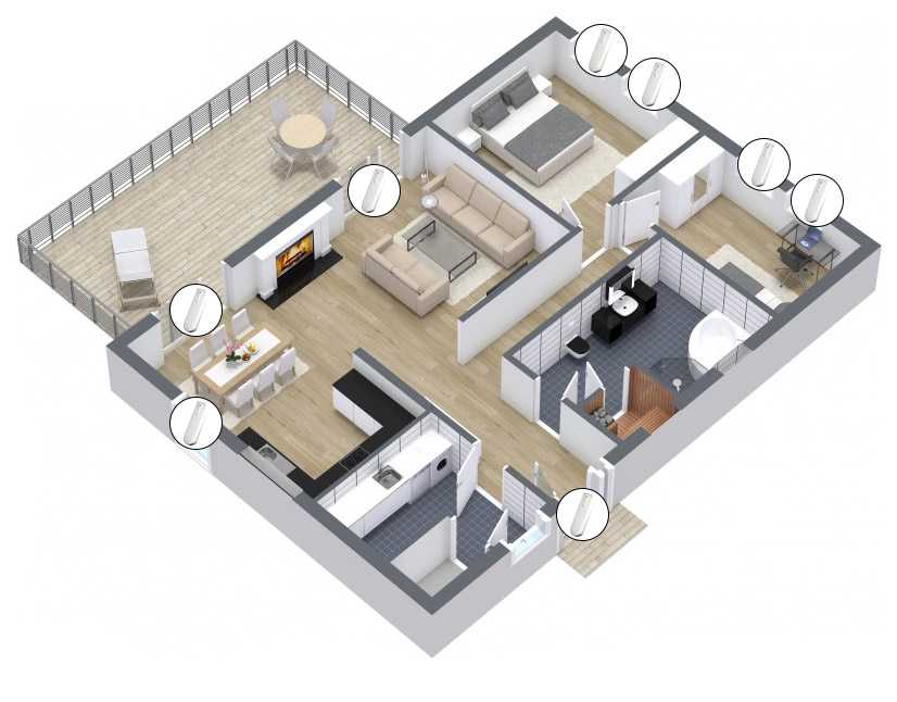 Boligalarm - Beskytt huset ditt med skalsikkring ved hjelp av magnetkontakt eller sjokkdetektor.